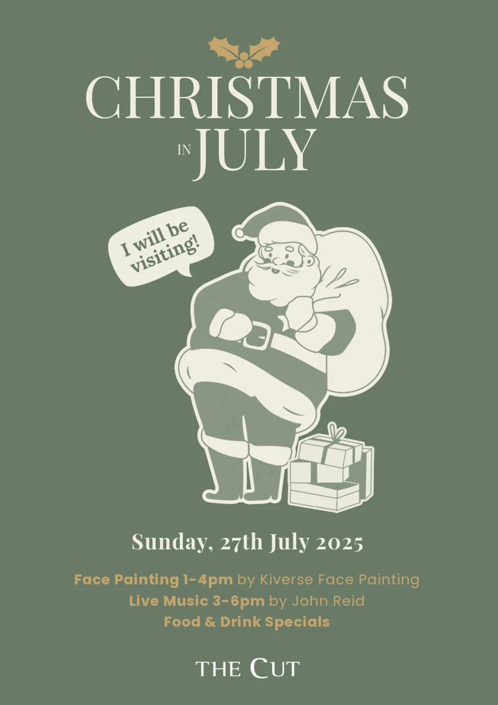 Christmas in July at The Cut Golf Course