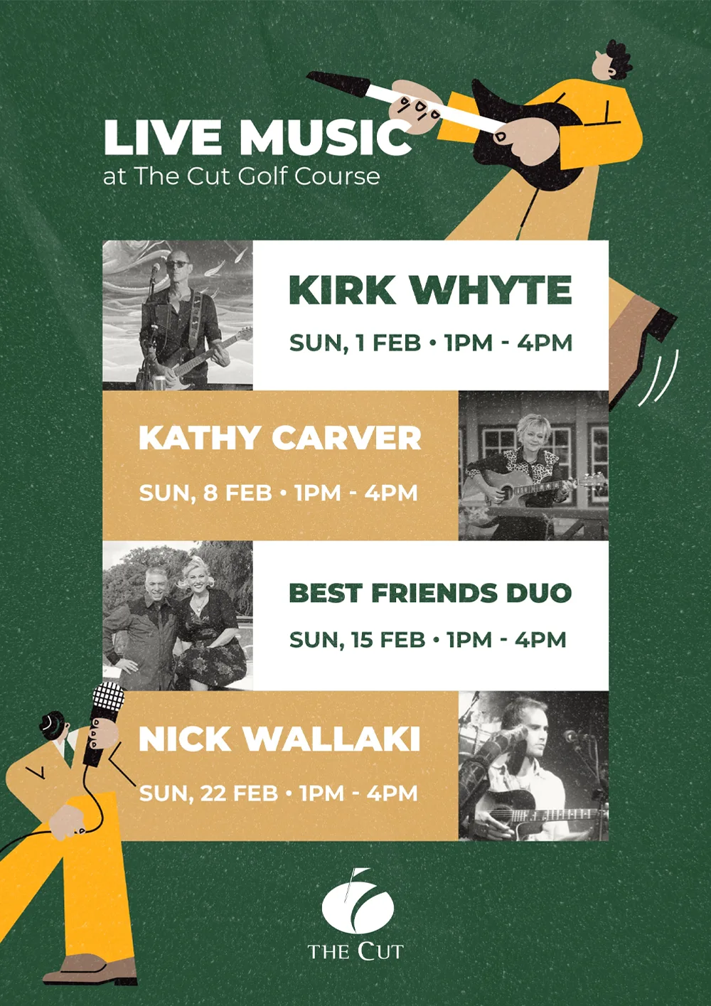 February Live Music Line Up