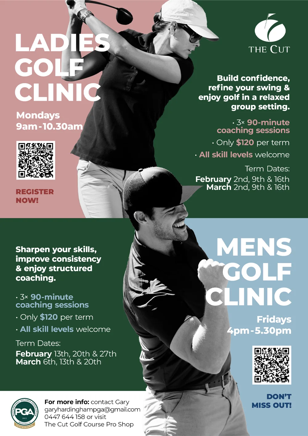Men’s and Ladies’ Golf Clinics