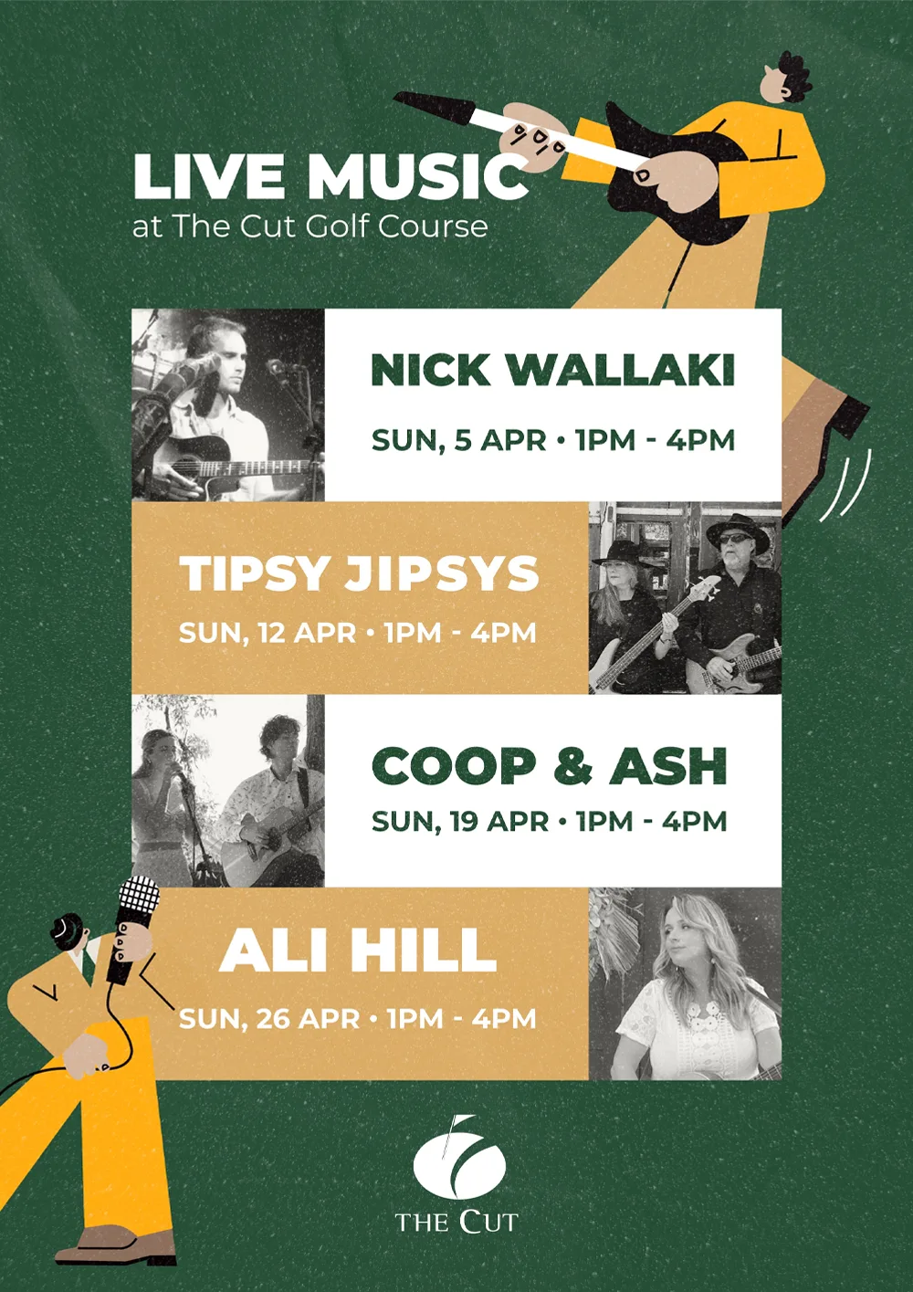 April Live Music Line Up
