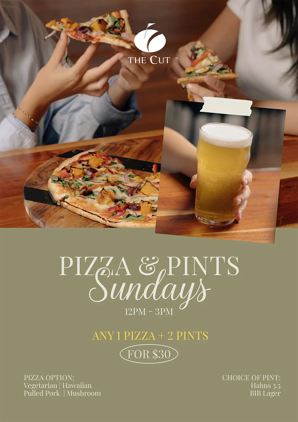 Sunday Pizza & Pints
