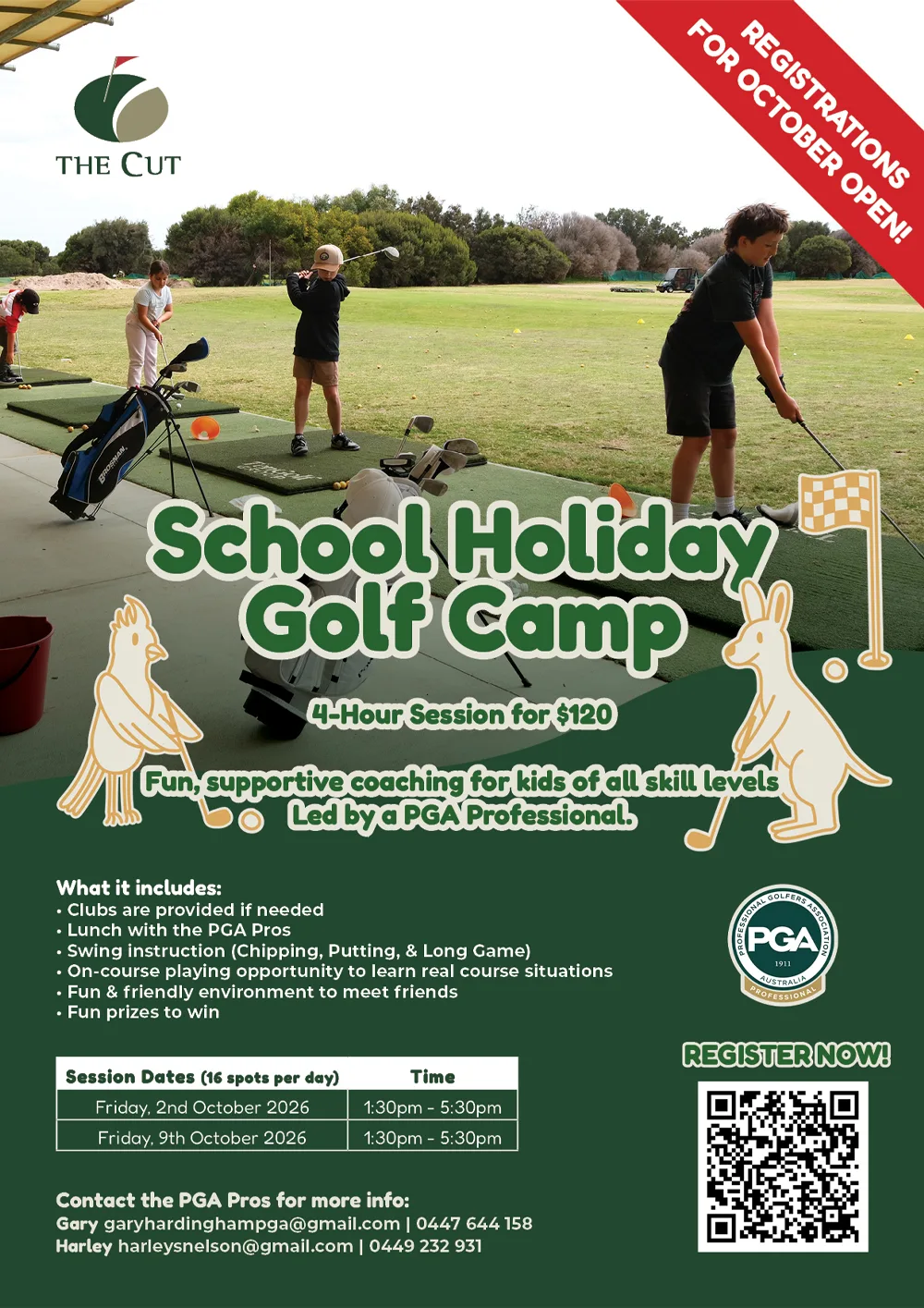 Junior School Holiday Golf Camp